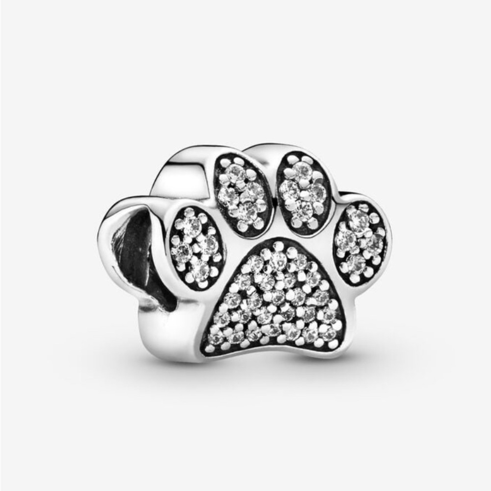 Pandora Silver Paw Print Charm